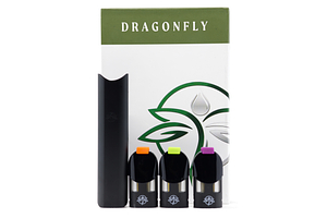 STARTER KIT Black 2nd Batch | Dragonfly | God's Gift | Novaa .5 Gram Vape Pod | 0043 by Dragonfly