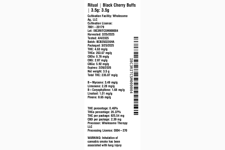 Black Cherry Buffs by Ritual