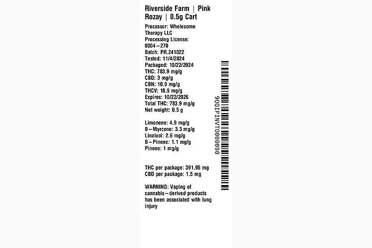 Pink Rozay by Riverside Farm