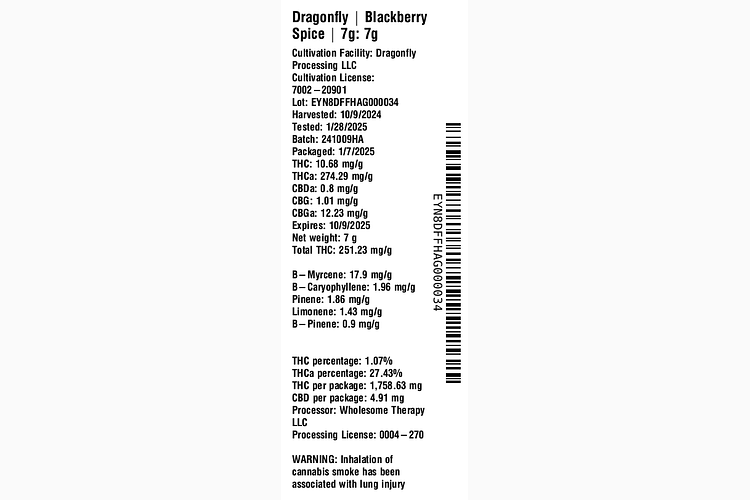 Blackberry Spice by Dragonfly