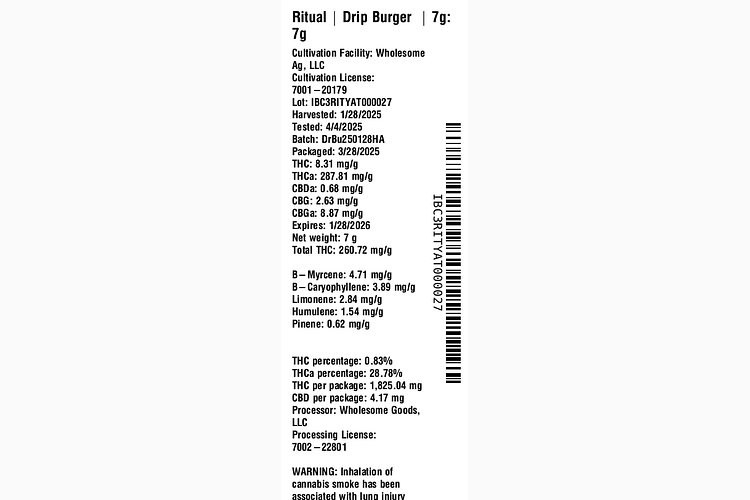 Drip Burger by Ritual